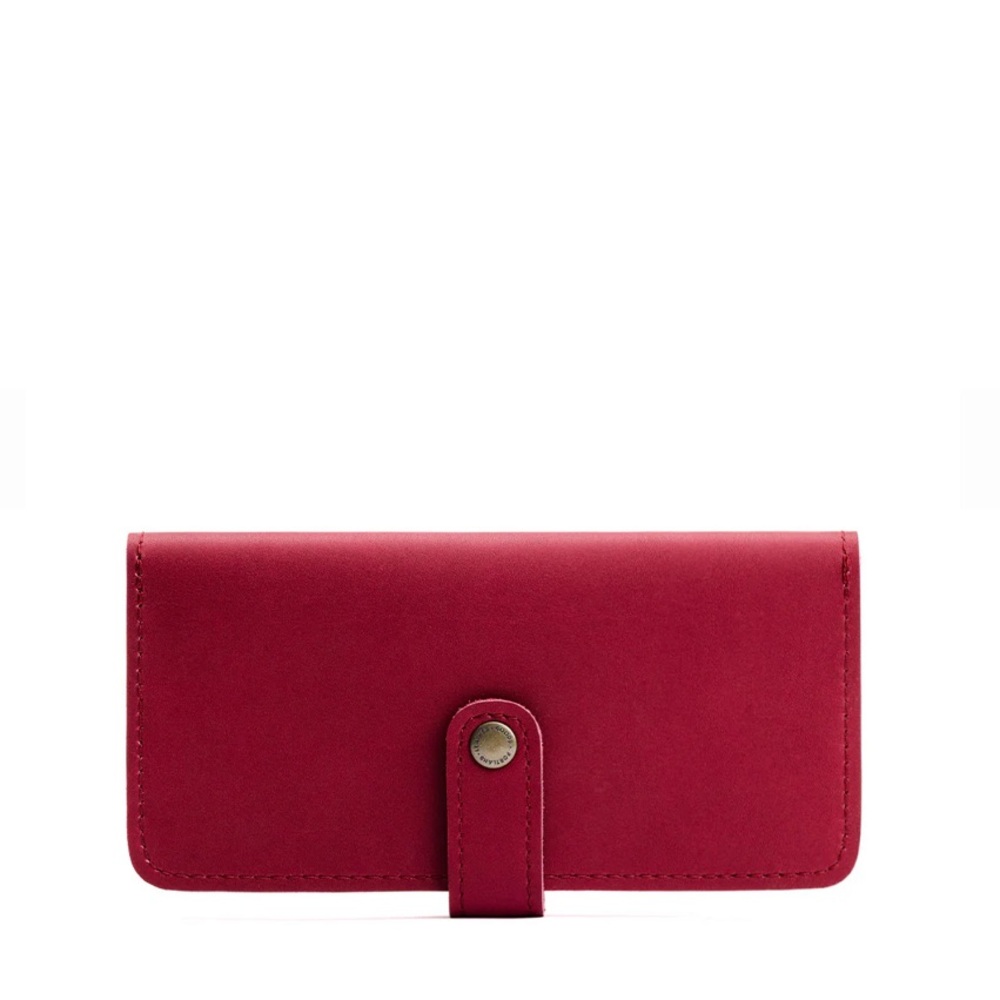 Portland Leather Large 'ALMOST PERFECT' WOMEN'S BIFOLD WALLET’-Berry Good